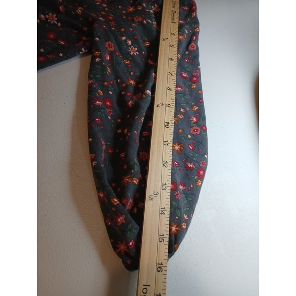 Matilda Jane Womens Floral Front Peasant Blouse Size Large Cottagecore Prairie - Picture 7 of 9